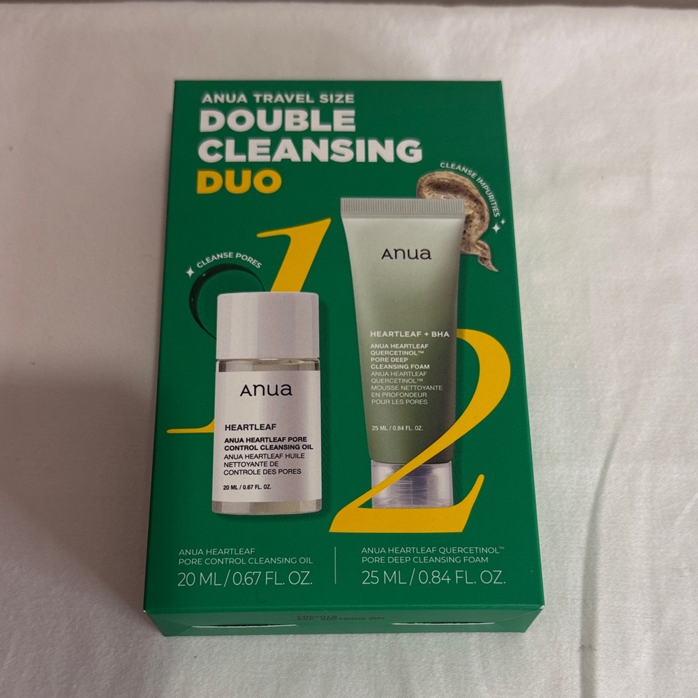 Anua Double Cleansing Duo - Green and White